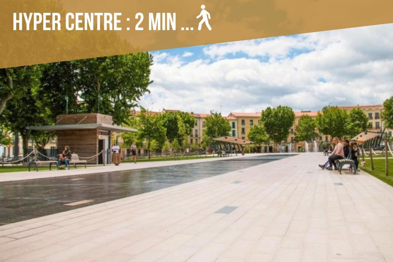 Centre Historique - Free Parking - Self Checkin - Wifi - Industriel - Sleepntripbeziers Leilighet Eksteriør bilde